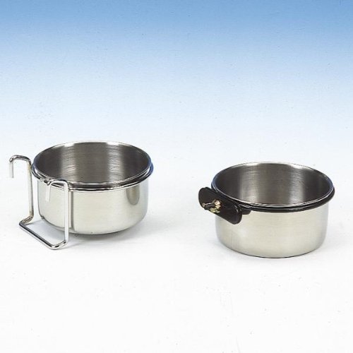Nobby Edelstahlnapf mit Befestigung Ring mit Schraube 12,5 cm 0,60 ltr Nobby Edelstahlnapf mit Befestigung Ring mit Schraube 12,5 cm 0,60 ltr