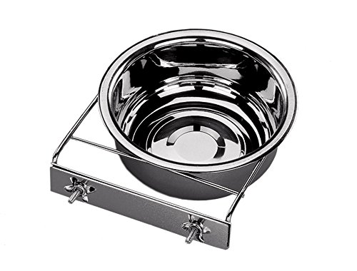 Nobby Edelstahlnapf mit Befestigung, Ring mit Schraube, 18,5 cm 1,40 ltr, 1 Stück, Silber Nobby Edelstahlnapf mit Befestigung, Ring mit Schraube, 18,5 cm 1,40 ltr, 1 Stück, Silber