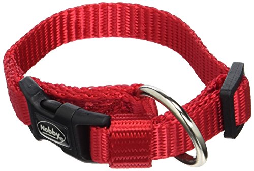 Nobby Halsband Classic, rot L: 13-20 cm, B: 10 mm, 1 Stück