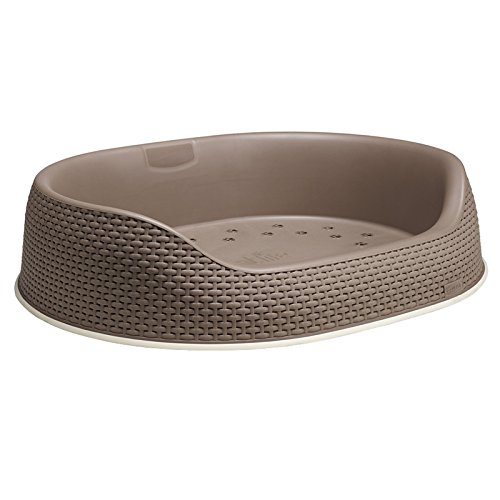 Curver 00614-P16-00 Hundekorb 112 x 94 x 24 cm in Mokka Curver 00614-P16-00 Hundekorb 112 x 94 x 24 cm in Mokka