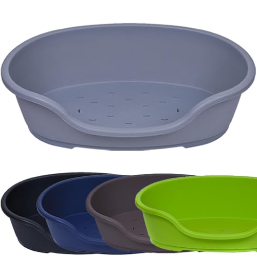 adena Hundekorb Kunststoff 110 cm grau