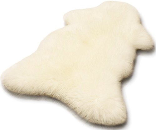 Zaloop Öko Lammfell Schaffell Merino weiß ca. 90-100 cm echtes Fell Zaloop Öko Lammfell Schaffell Merino weiß ca. 90-100 cm echtes Fell