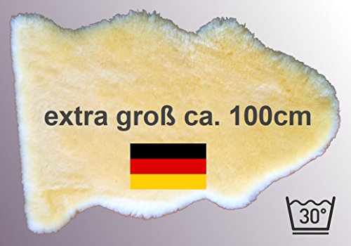 extra großes Lammfell LANABEST XXL medizinisches Merino Schaffell in Premium-Qualität. In Deutschland hergestellt. Fabrikfrisch, hautfreundlich, 30° waschbar. Größe ca.100 cm extra großes Lammfell LANABEST XXL medizinisches Merino Schaffell in Premium-Qualität. In Deutschland hergestellt. Fabrikfrisch, hautfreundlich, 30° waschbar. Größe ca.100 cm
