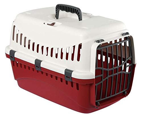 Kerbl 81348 Transportbox Expedion (Tiertransportbox Haustiere Katzen Hunde Kaninchen) aus Kunststoff 45x30x30 cm Creme/Bordeaux Kerbl 81348 Transportbox Expedion (Tiertransportbox Haustiere Katzen Hunde Kaninchen) aus Kunststoff 45x30x30 cm Creme/Bordeaux