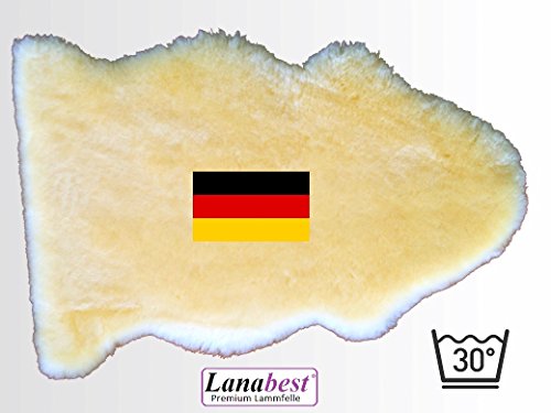 Baby Lammfell LANABEST. Premium Qualität, fabrikfrisch, schadstoffarm. Medizinische Gerbung, 30°C waschbar. Öko-Tex. Deutsches Merino Schaffell. Geschenkqualität. Länge ca. 70 cm Baby Lammfell LANABEST. Premium Qualität, fabrikfrisch, schadstoffarm. Medizinische Gerbung, 30°C waschbar. Öko-Tex. Deutsches Merino Schaffell. Geschenkqualität. Länge ca. 70 cm