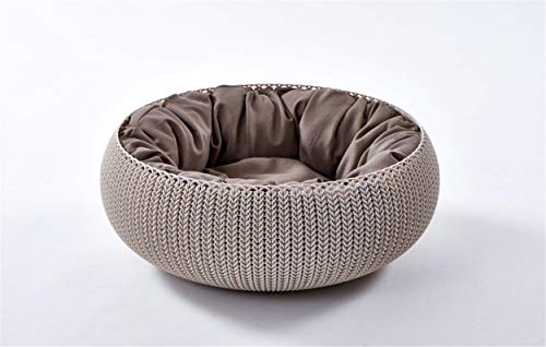 Curver 229321 Liegeplatz für Tiere, Plastik, Hellbraun, 54 x 54 cm Curver 229321 Liegeplatz für Tiere, Plastik, Hellbraun, 54 x 54 cm