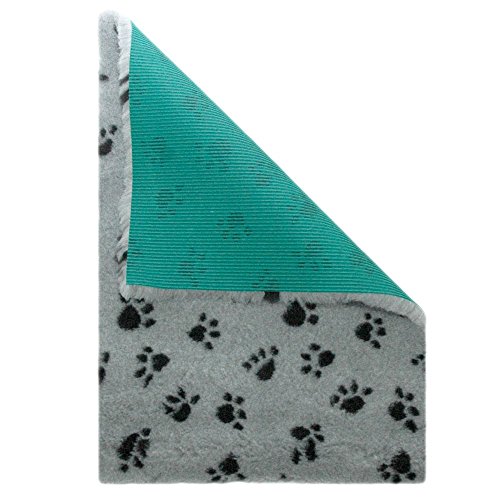 Medbed Premium - Die medizinische Hundedecke: rutschfest, feuchtigkeitsabsorbierend, atmungsaktiv und waschbar (50x70 cm, Pfötchen-Grau) Medbed Premium - Die medizinische Hundedecke: rutschfest, feuchtigkeitsabsorbierend, atmungsaktiv und waschbar (50x70 cm, Pfötchen-Grau)