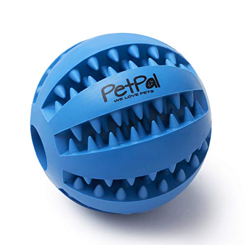 PetPäl Hundeball mit Zahnpflege-Funktion Noppen Hundespielzeug aus Naturkautschuk - Robuster Hunde Ball Ø 7cm - Hundespielball für Große & Kleine Hunde - Kauspielzeug aus Naturgummi für Leckerli PetPäl Hundeball mit Zahnpflege-Funktion Noppen Hundespielzeug aus Naturkautschuk - Robuster Hunde Ball Ø 7cm - Hundespielball für Große & Kleine Hunde - Kauspielzeug aus Naturgummi für Leckerli