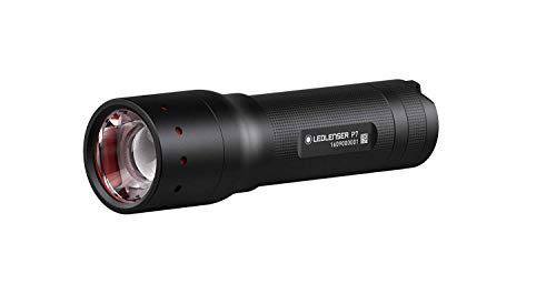 Ledlenser 501046 P7 Professionelle LED-Taschenlampe, schwarz. Auf 450 Lumen aufgerüstet, Hochleistung, Kompakt, Leistungsstark, 1,5 V, 13 x 3,7 x 13 cm