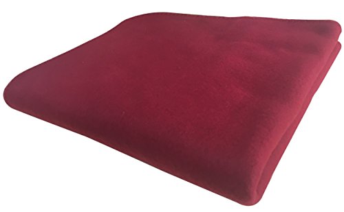 KiGATEX Polar-Fleecedecke - Pflegeleichte Decke für Innen & Außen - Tagesdecke, Sommerdecke, Sofadecke, Kuscheldecke - 130 x 160 cm - Bordeaux KiGATEX Polar-Fleecedecke - Pflegeleichte Decke für Innen & Außen - Tagesdecke, Sommerdecke, Sofadecke, Kuscheldecke - 130 x 160 cm - Bordeaux