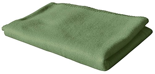 KiGATEX Polar-Fleecedecke – 130 x 160 cm – Oeko-TEX Standard 100 Zertifiziert – Kuschelige Fleece-Decke für innen & außen – Pflegeleicht als Sofa-, Sommer-, Hunde- oder Tagesdecke – Oliv