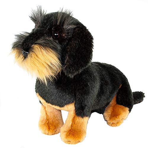 Teddys Rothenburg Kuscheltier Rauhaardackel sitzend schwarz/braun 28 cm Plüschdackel Uni-Toys Teddys Rothenburg Kuscheltier Rauhaardackel sitzend schwarz/braun 28 cm Plüschdackel Uni-Toys