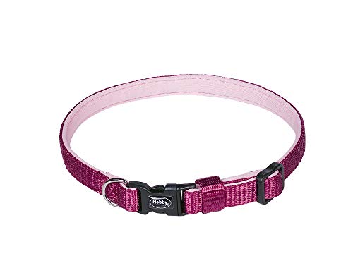 Nobby Halsband Classic Preno Mini, himbeere, L: 20-35 cm, B: 10 mm, 1 Stück