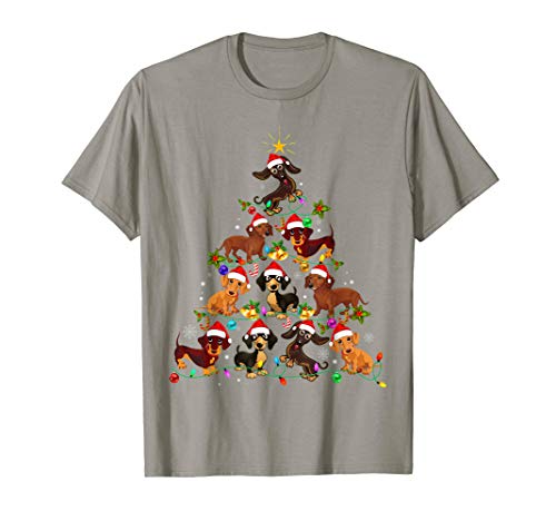 Dackel Dachshund Weihnachten Hundebaum Lustiges Geschenk T-Shirt Dackel Dachshund Weihnachten Hundebaum Lustiges Geschenk T-Shirt