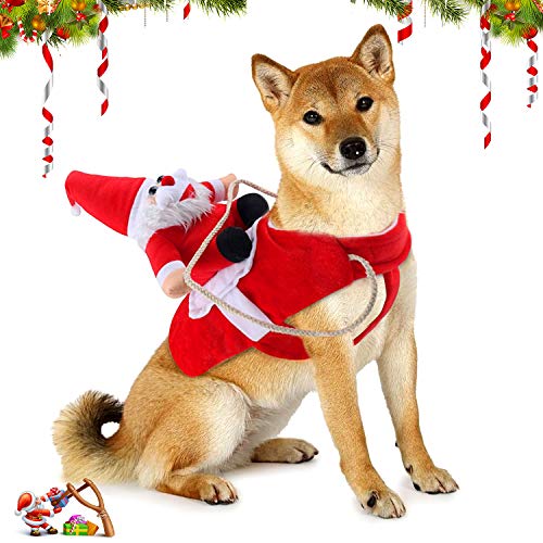 WELLXUNK® Hunde Weihnachtskostüm, Haustier Hund Katze Weihnachten Kleidung, Santa Outfit für Hund Katze, Hundeweihnachts Mantel, Haustier Kleidung für für Weihnachten, Party, Geburtstag (S) WELLXUNK® Hunde Weihnachtskostüm, Haustier Hund Katze Weihnachten Kleidung, Santa Outfit für Hund Katze, Hundeweihnachts Mantel, Haustier Kleidung für für Weihnachten, Party, Geburtstag (S)