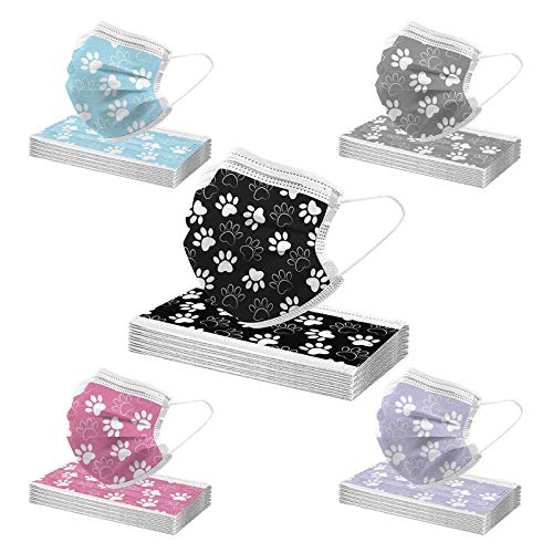 Donasty 50 Stück Mund_und_Nasenschutz, Niedlicher 3D Hund Drucken_Mundschutz Atmungsaktive Bandana Damen Herren Staubdicht Multifunktional Halstuch Schlauchtuch Donasty 50 Stück Mund_und_Nasenschutz, Niedlicher 3D Hund Drucken_Mundschutz Atmungsaktive Bandana Damen Herren Staubdicht Multifunktional Halstuch Schlauchtuch