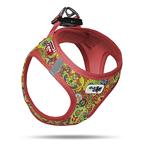 Curli Vest Geschirr Air-Mesh Red-Floral Special Edition SE21-RF 2021 Größe M Curli Vest Geschirr Air-Mesh Red-Floral Special Edition SE21-RF 2021 Größe M