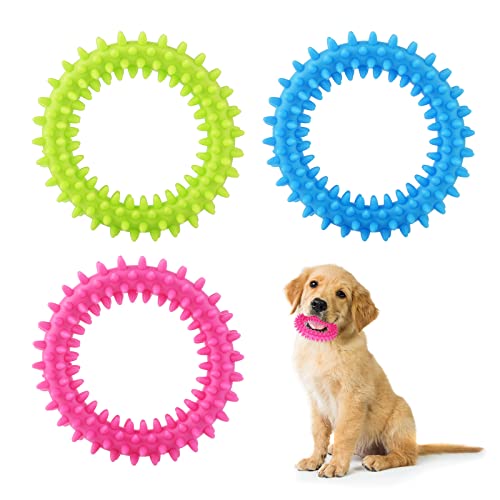Cobee Welpen Beißungsspielzeug, 3 Stück 360° Saubere Haustierzähne und Beruhigen Juckreiz Kleine Hunde Welpenspielzeug Ring Gummi Hund Kauspielzeug Mundgesundheit Welpe Interaktives Kauspielzeug Cobee Welpen Beißungsspielzeug, 3 Stück 360° Saubere Haustierzähne und Beruhigen Juckreiz Kleine Hunde Welpenspielzeug Ring Gummi Hund Kauspielzeug Mundgesundheit Welpe Interaktives Kauspielzeug