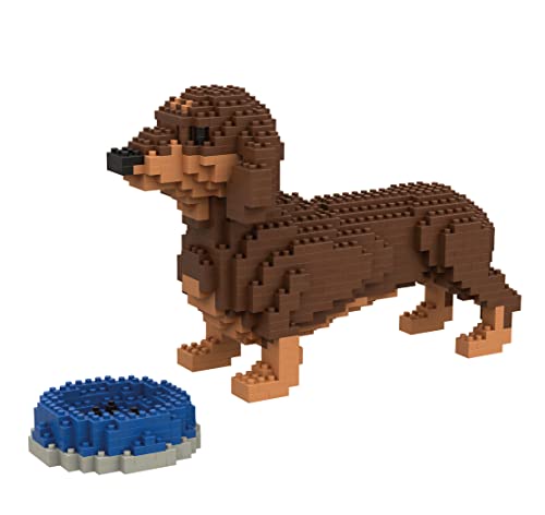 Atomic Building Dackel/Teckel brauner Hund. Figur zum Bauen mit Nanoblocks. 798 Teile. Atomic Building Dackel/Teckel brauner Hund. Figur zum Bauen mit Nanoblocks. 798 Teile.