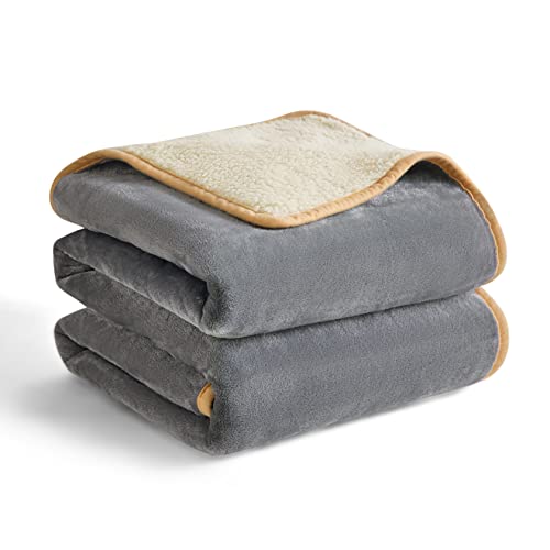 Lesure wasserdichte Hundedecke mittelgroße Hunde - 100x80cm Hundedecke waschbar, Hundedecke Sofaschutz aus Sherpa Fleece, Katzendecke flauschig und weich, Grau Lesure wasserdichte Hundedecke mittelgroße Hunde - 100x80cm Hundedecke waschbar, Hundedecke Sofaschutz aus Sherpa Fleece, Katzendecke flauschig und weich, Grau