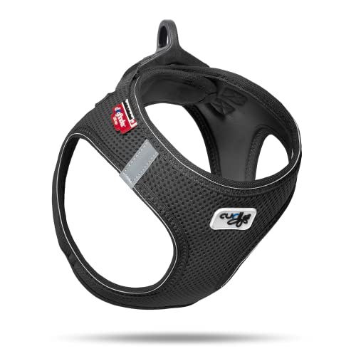 Classic Vest Harness Air Mesh mit Curli D-Ring Schnalle Schwarz L Classic Vest Harness Air Mesh mit Curli D-Ring Schnalle Schwarz L